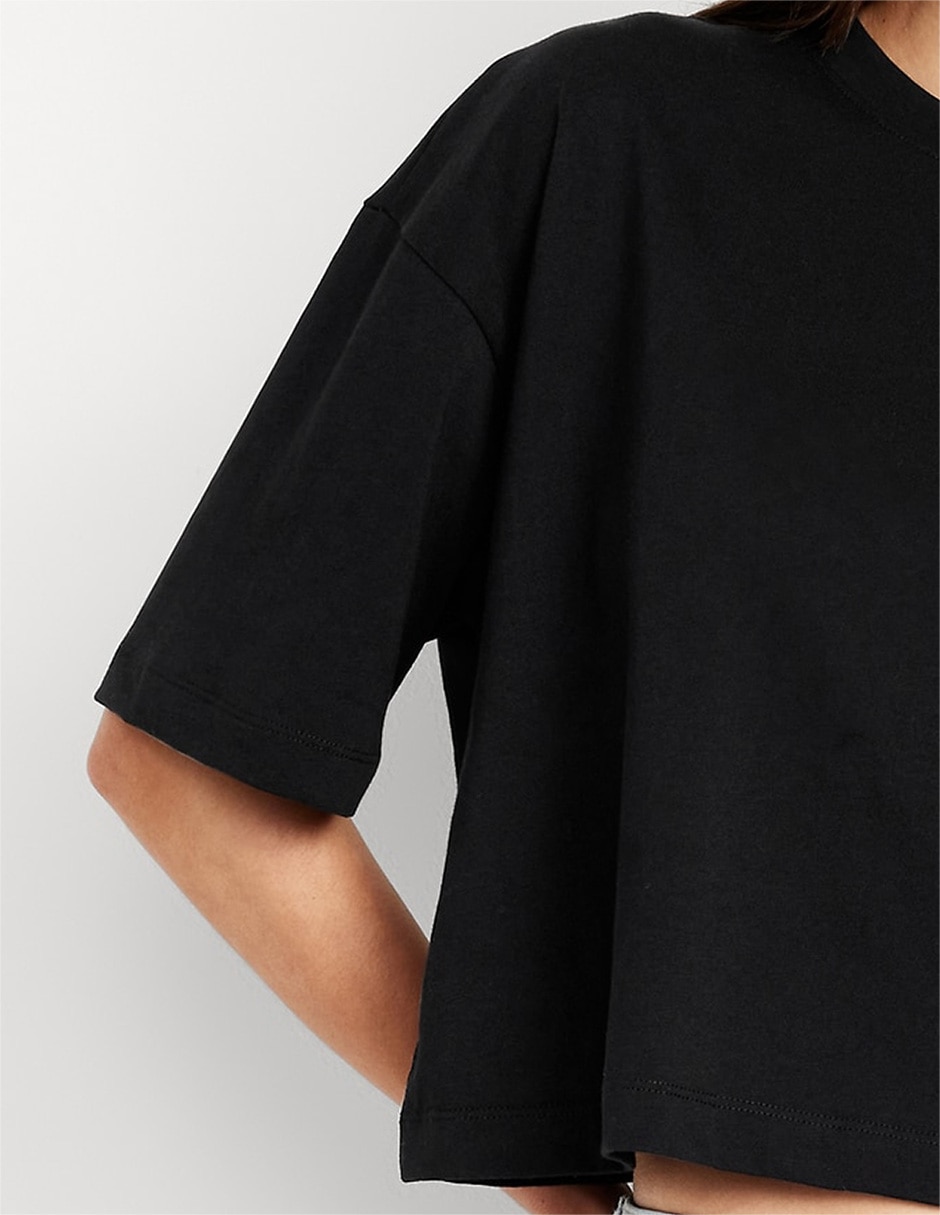 Playera manga corta cuello redondo para mujer 2