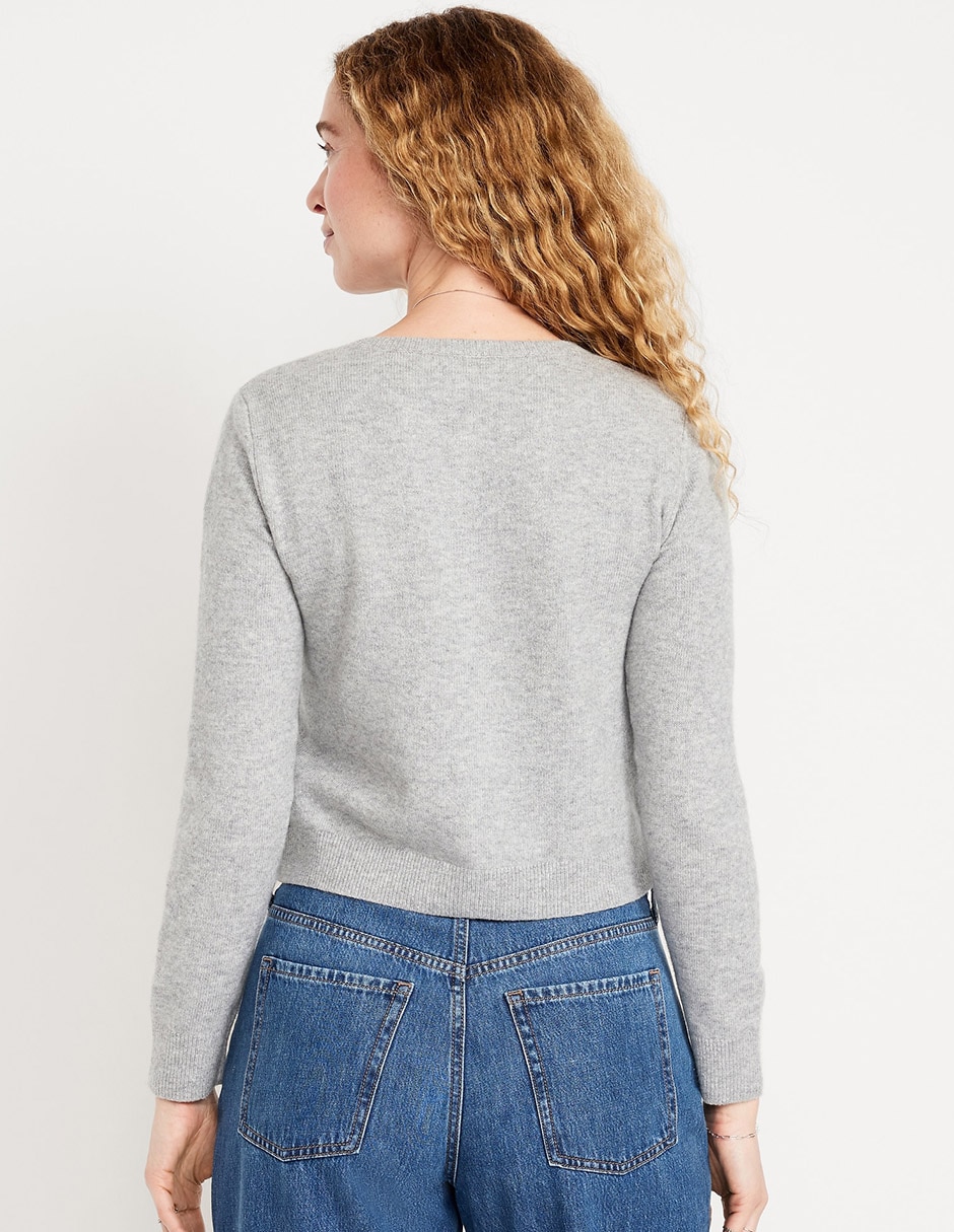 Suéter cuello redondo para mujer 2