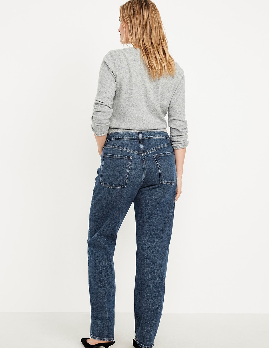 Jeans straight para mujer 2