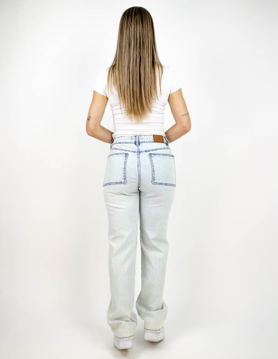 Jeans straight para mujer 2
