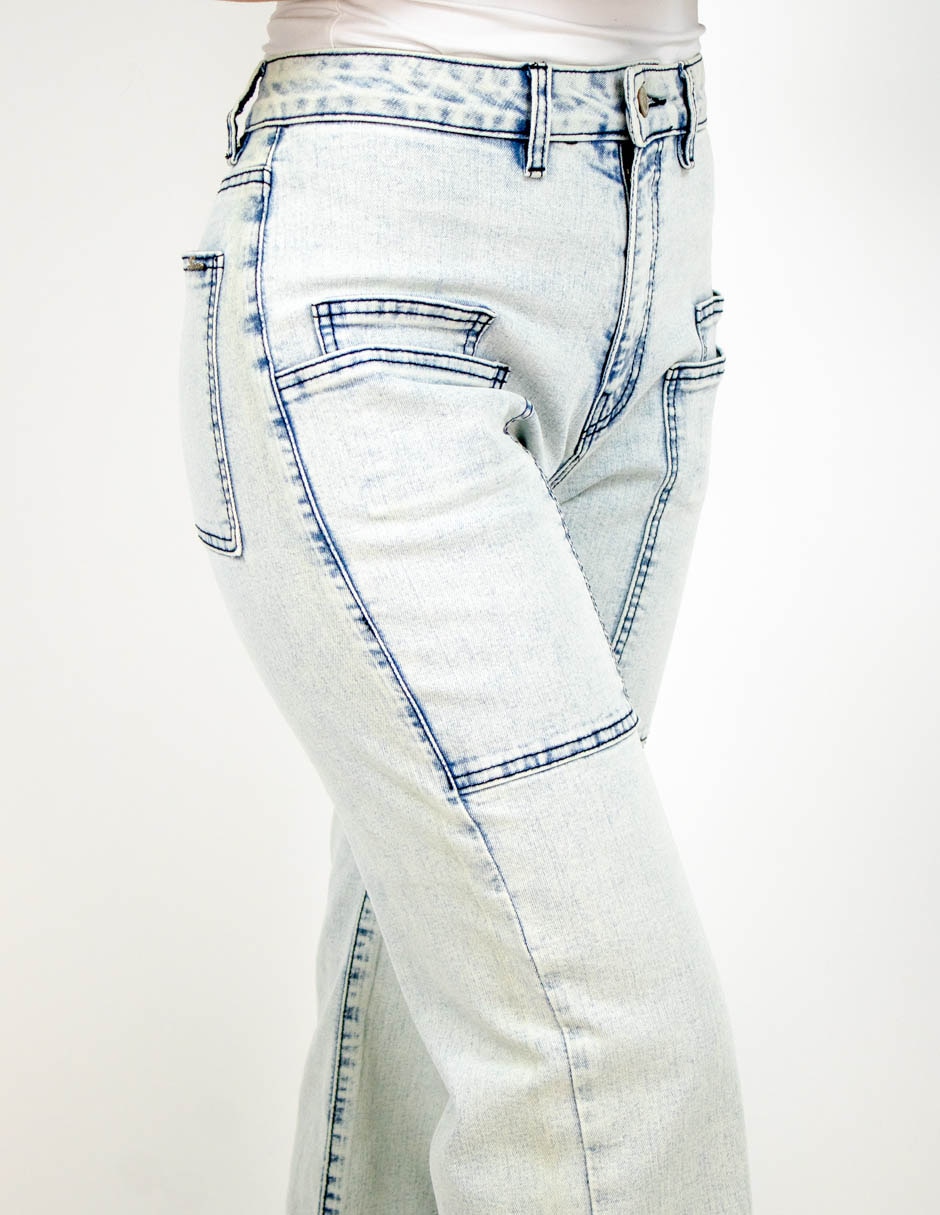 Jeans straight para mujer 4