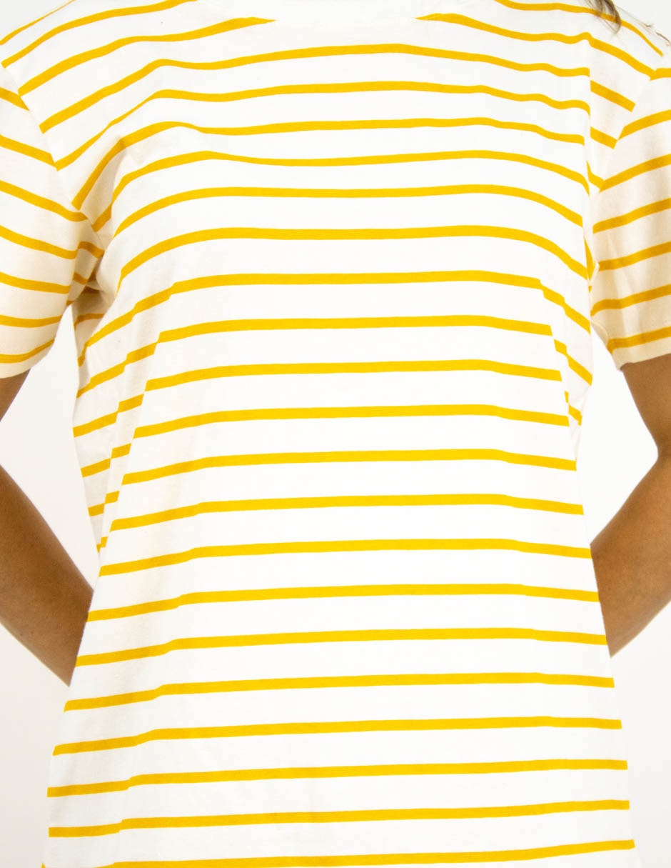 Playera manga corta cuello redondo para mujer 4