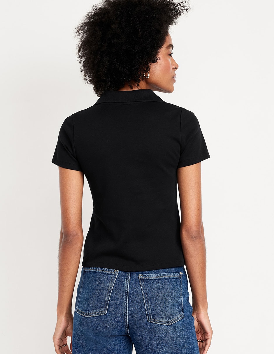 Blusa manga corta para mujer 2