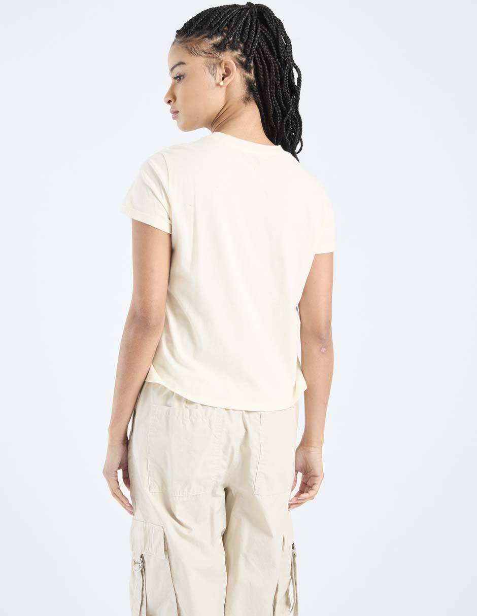 Playera manga corta Tees cuello redondo para mujer 2