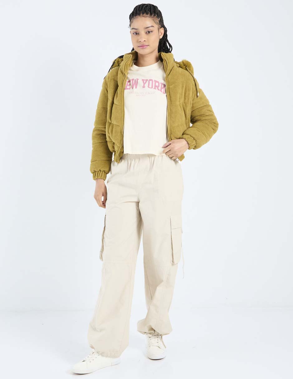 Playera manga corta Tees cuello redondo para mujer 3