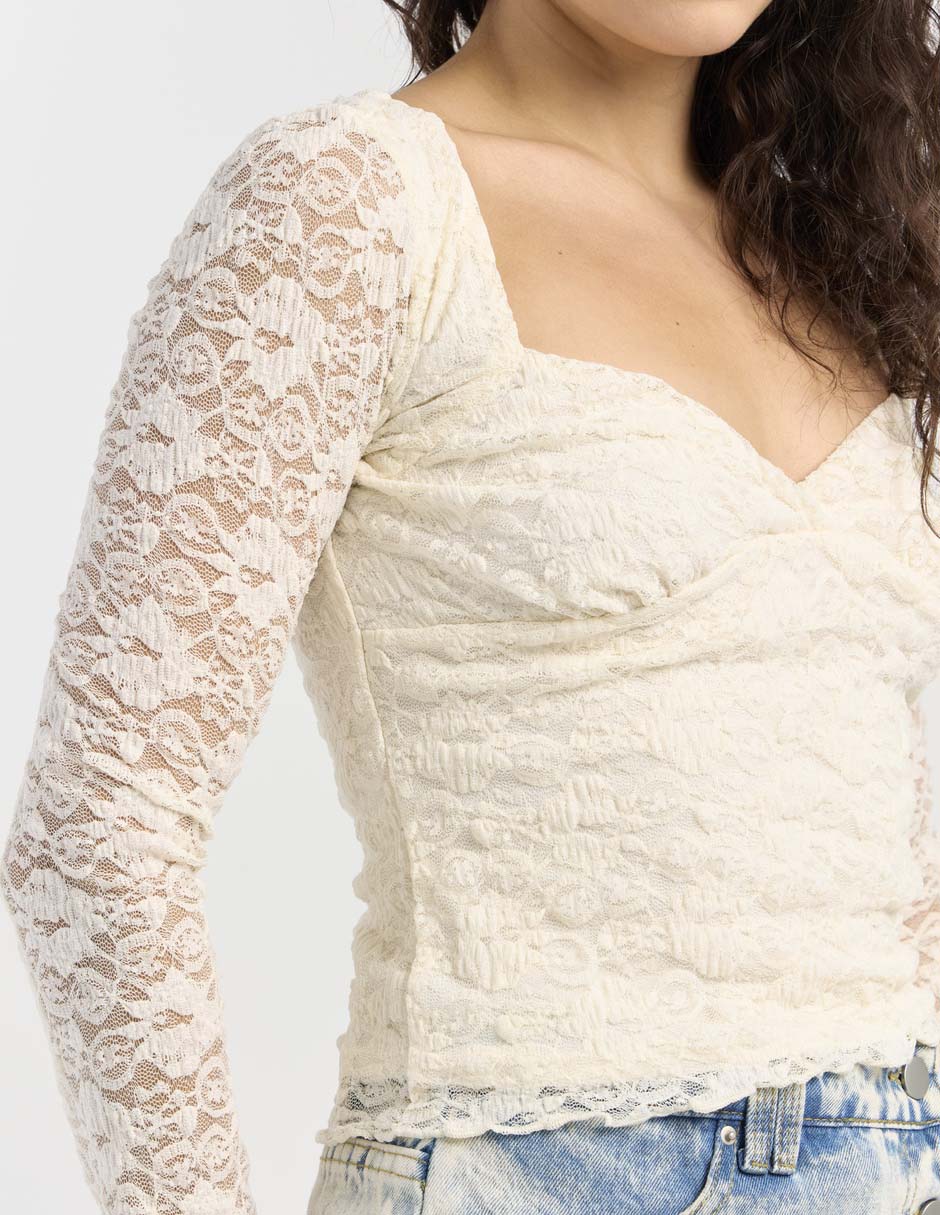 Blusa manga larga para mujer 4