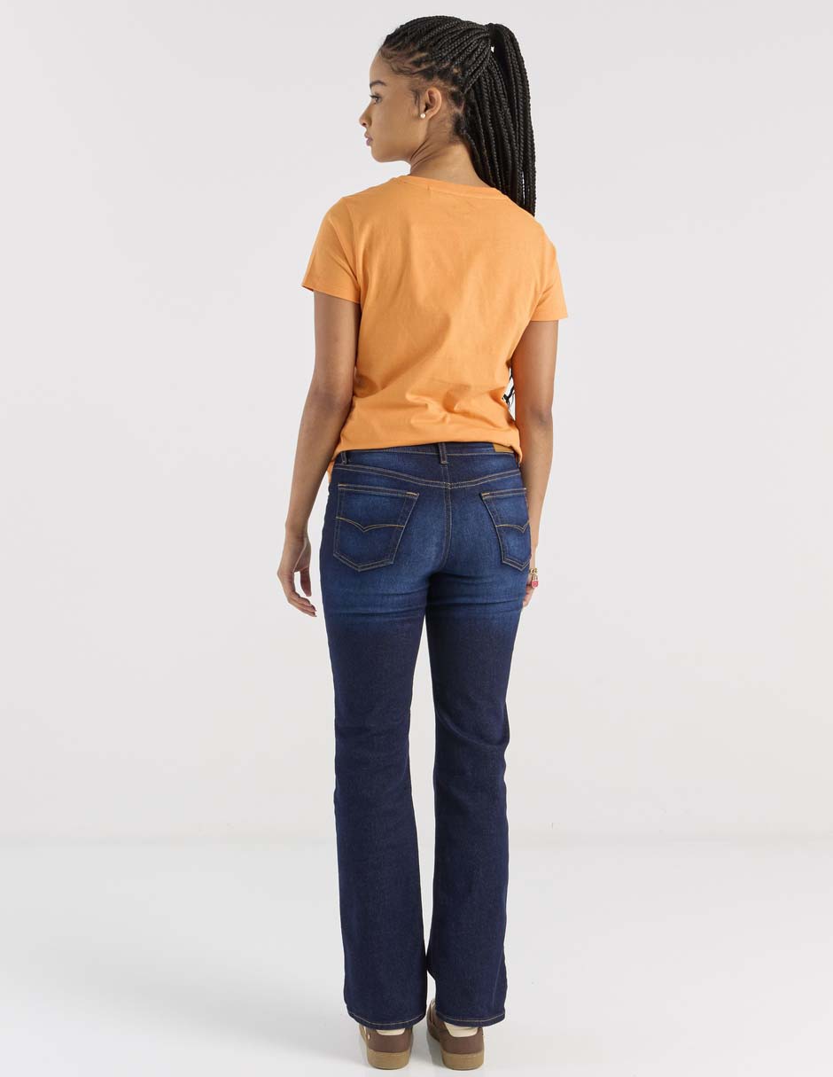Jeans straight para mujer 2