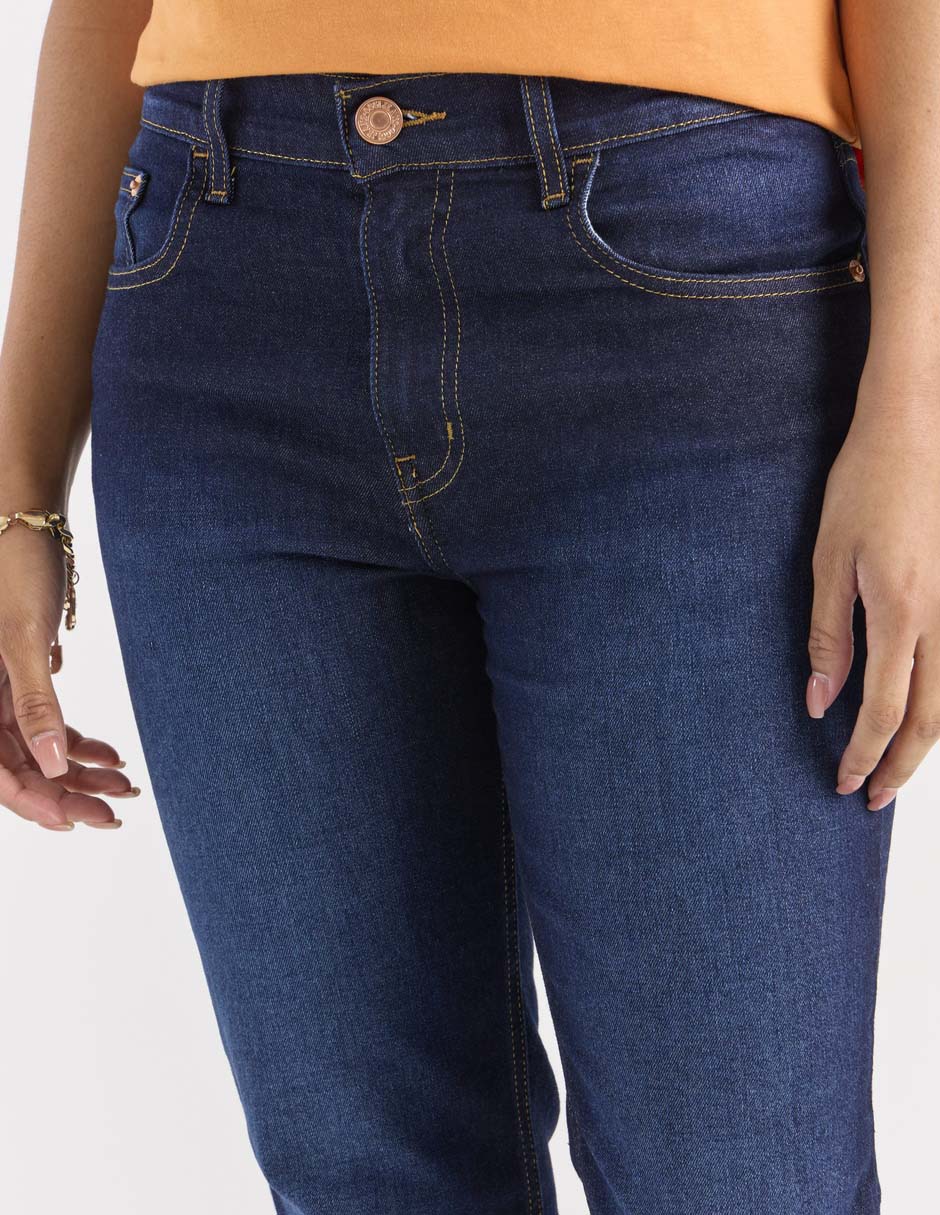 Jeans straight para mujer 4