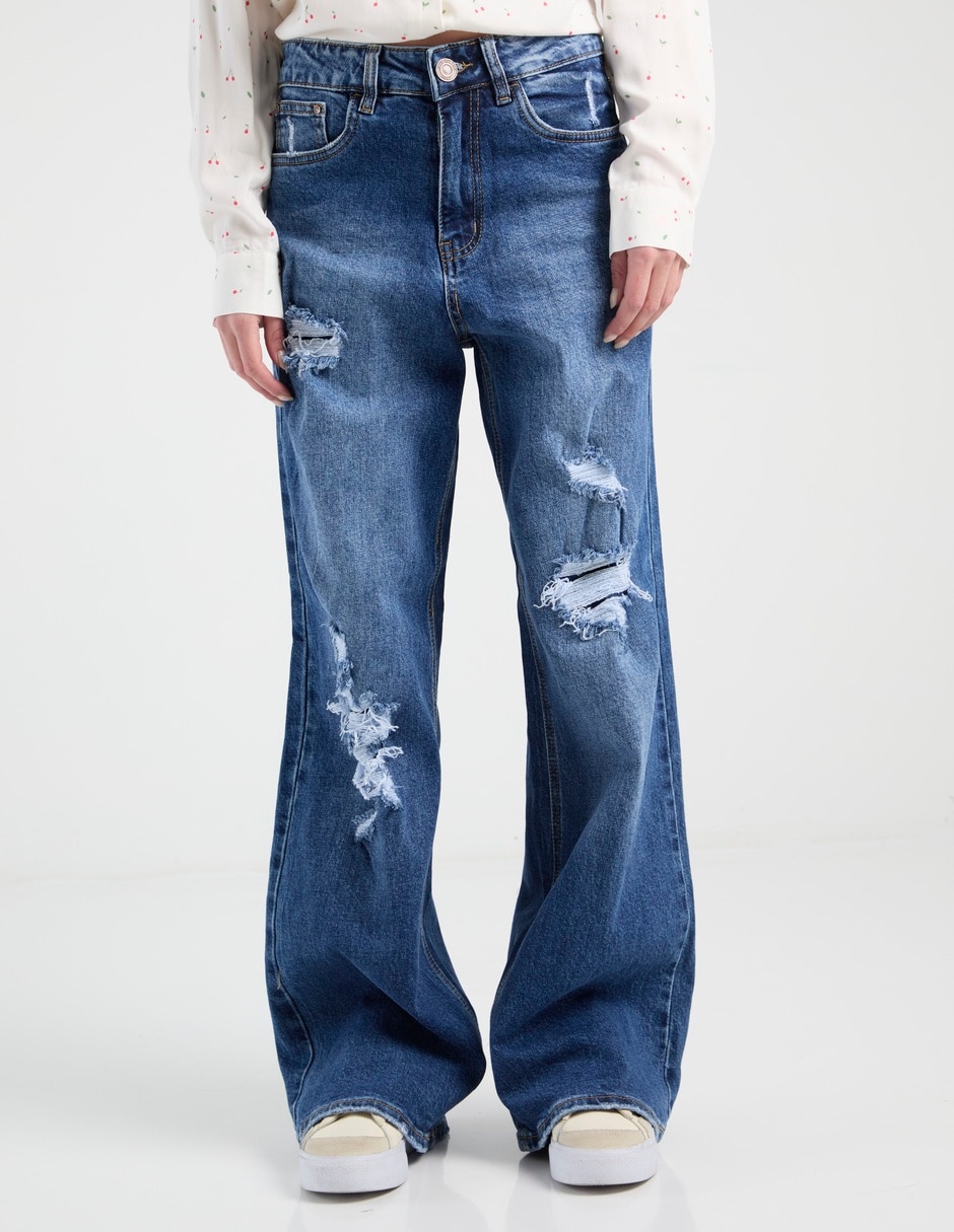 Jeans relaxed baggy para mujer