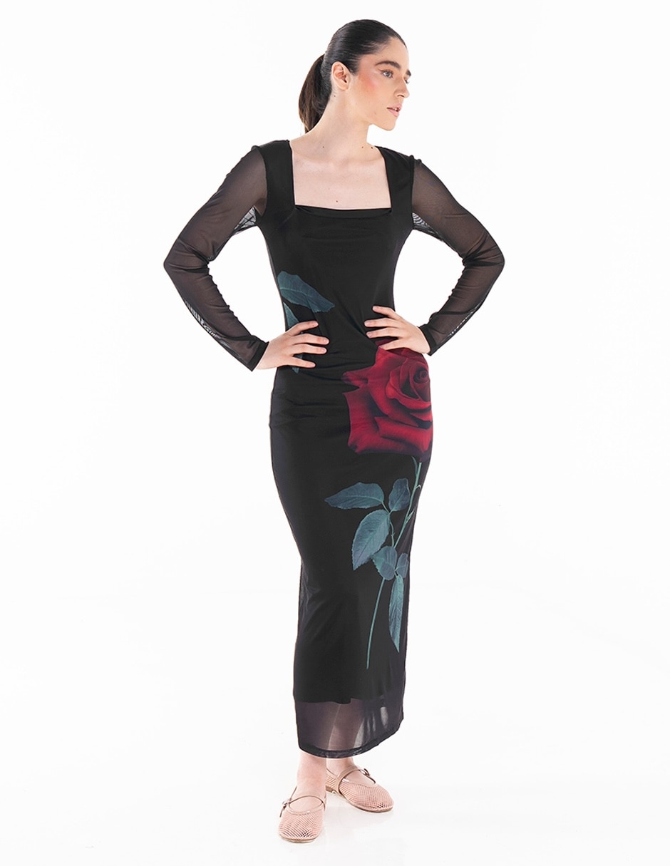Vestido largo casual para mujer 2