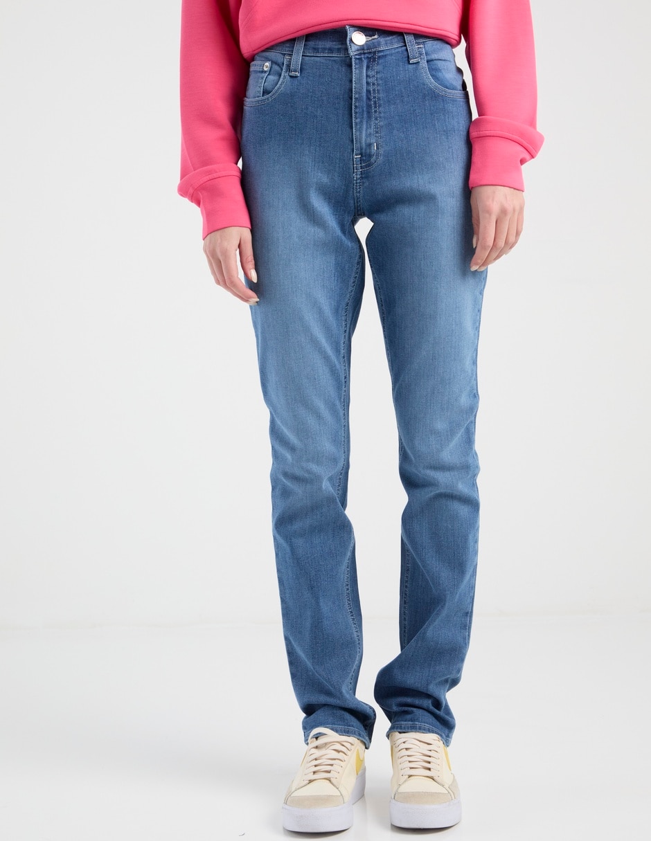 Jeans skinny corte cintura alta para mujer Jeans skinny corte cintura alta para mujer