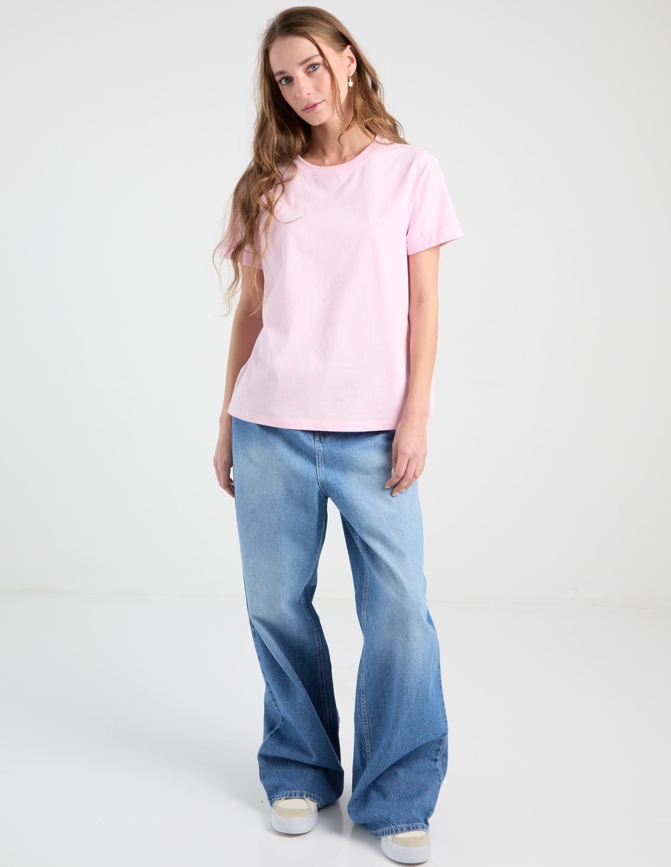 Jeans relaxed wide leg para mujer 3