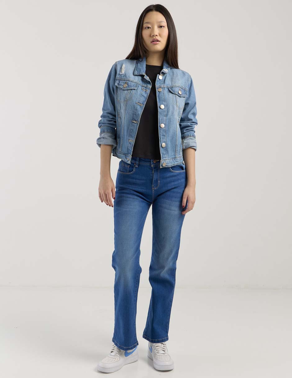 Jeans slim cintura para mujer 3