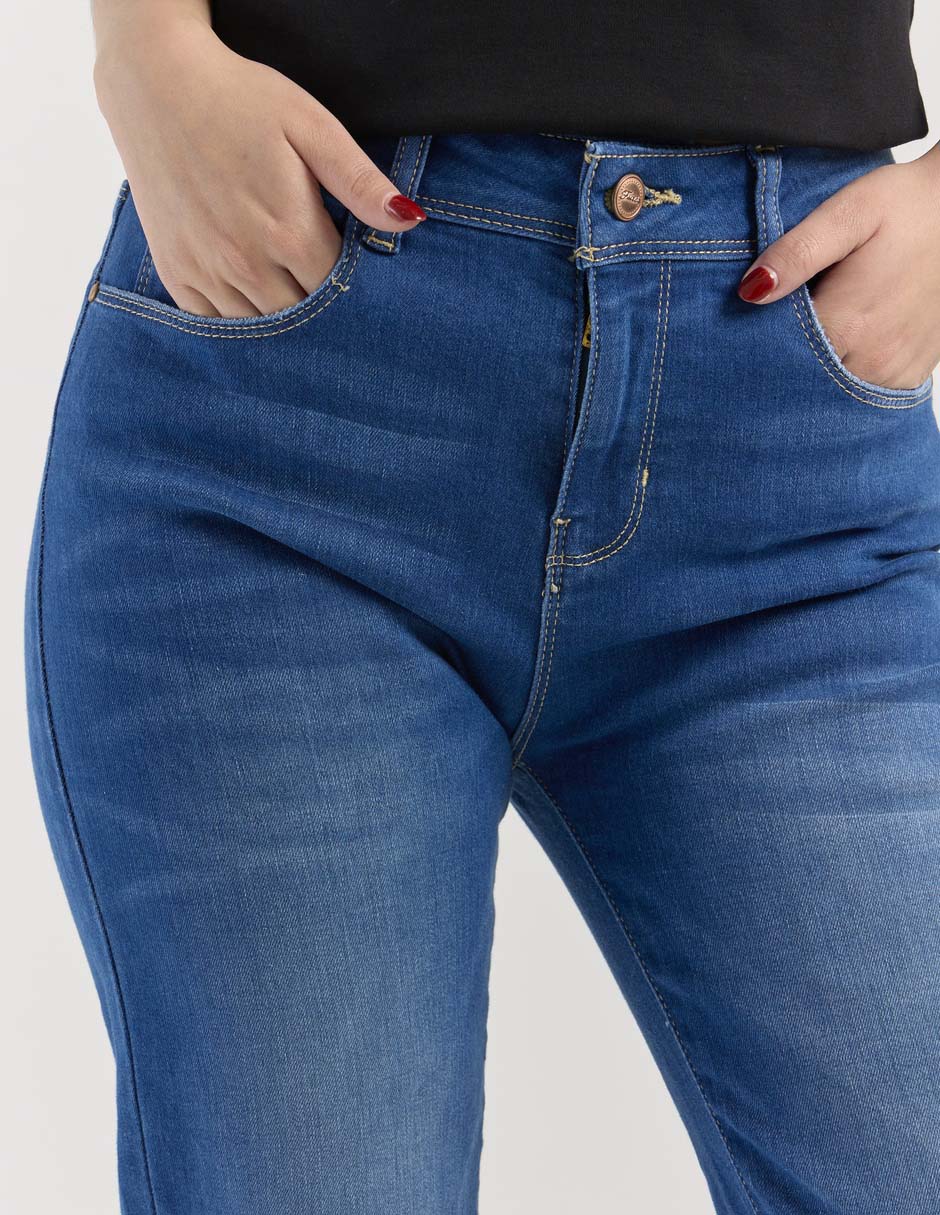 Jeans slim cintura para mujer 4