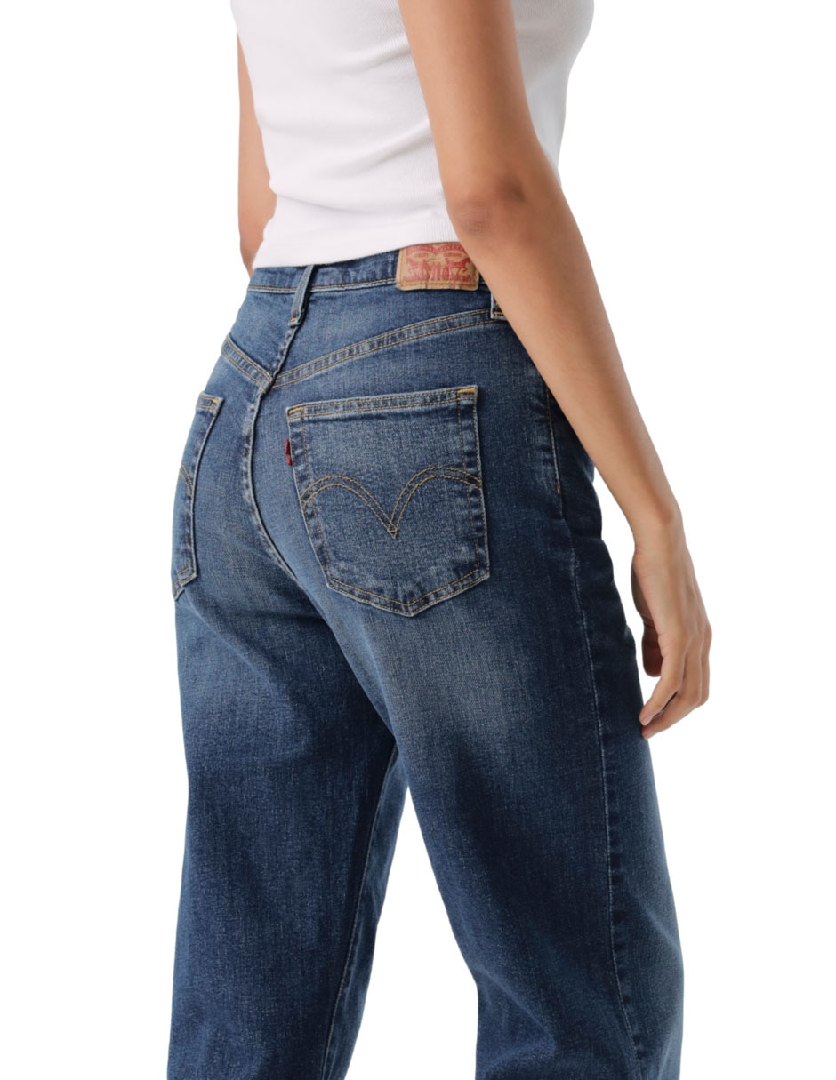 Jeans straight para mujer 8