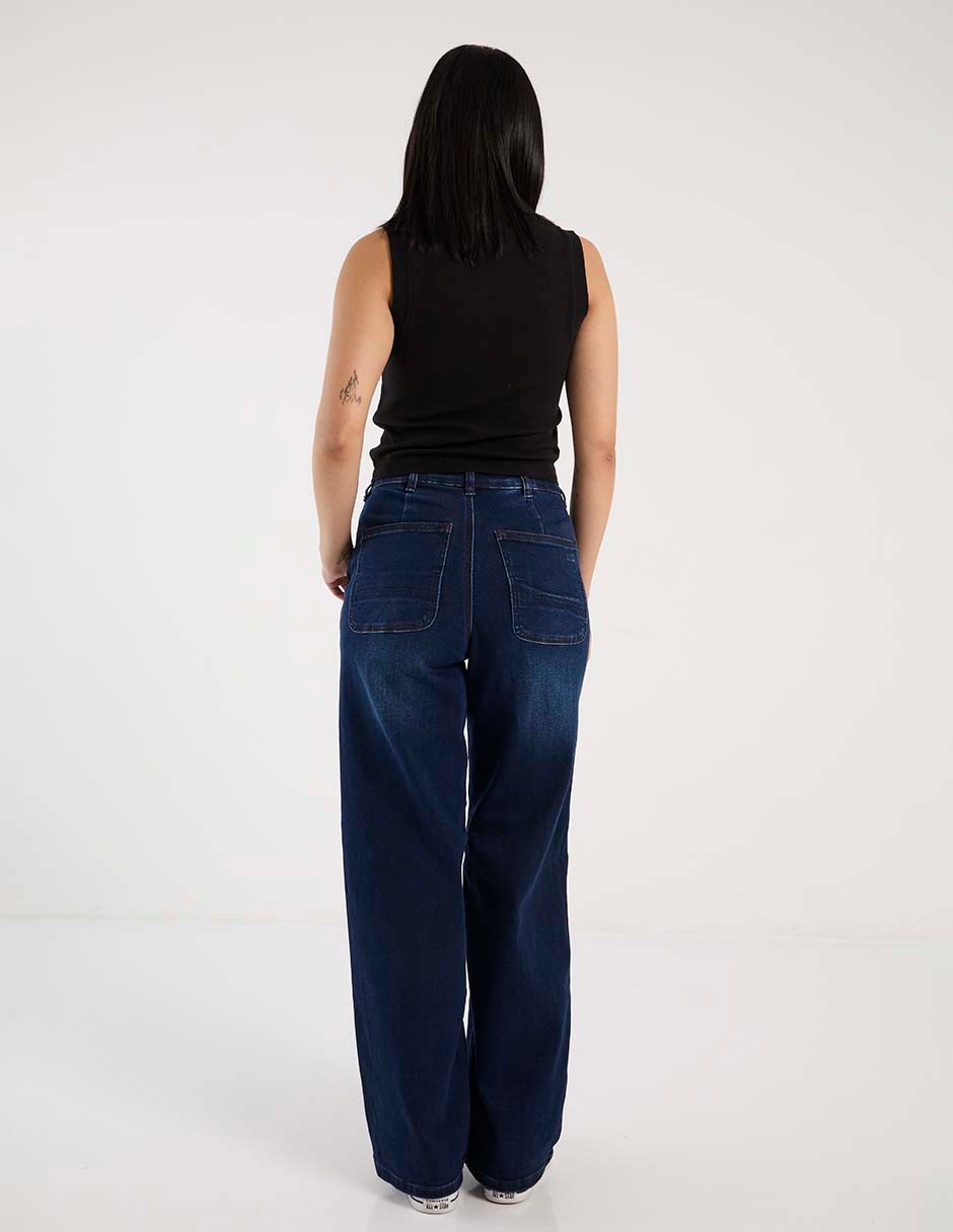 Jeans relaxed baggy para mujer 2