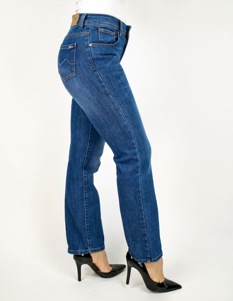 Jeans straight Jackie para mujer 4