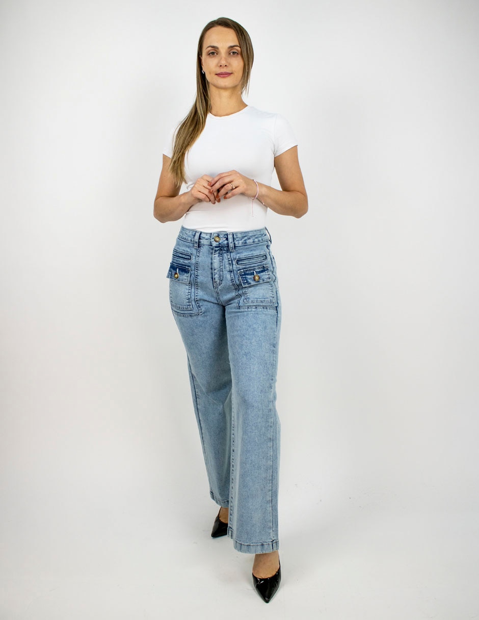 Jeans wide leg para mujer 3