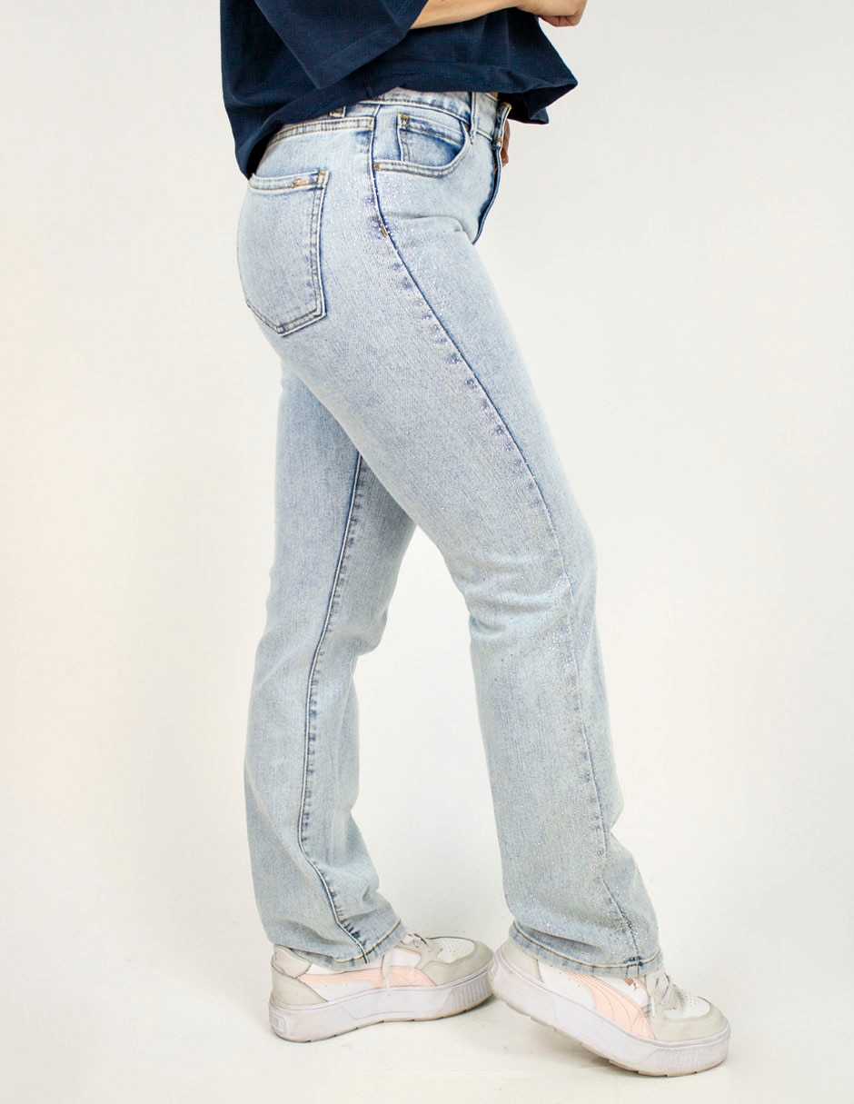 Jeans straight para mujer 4