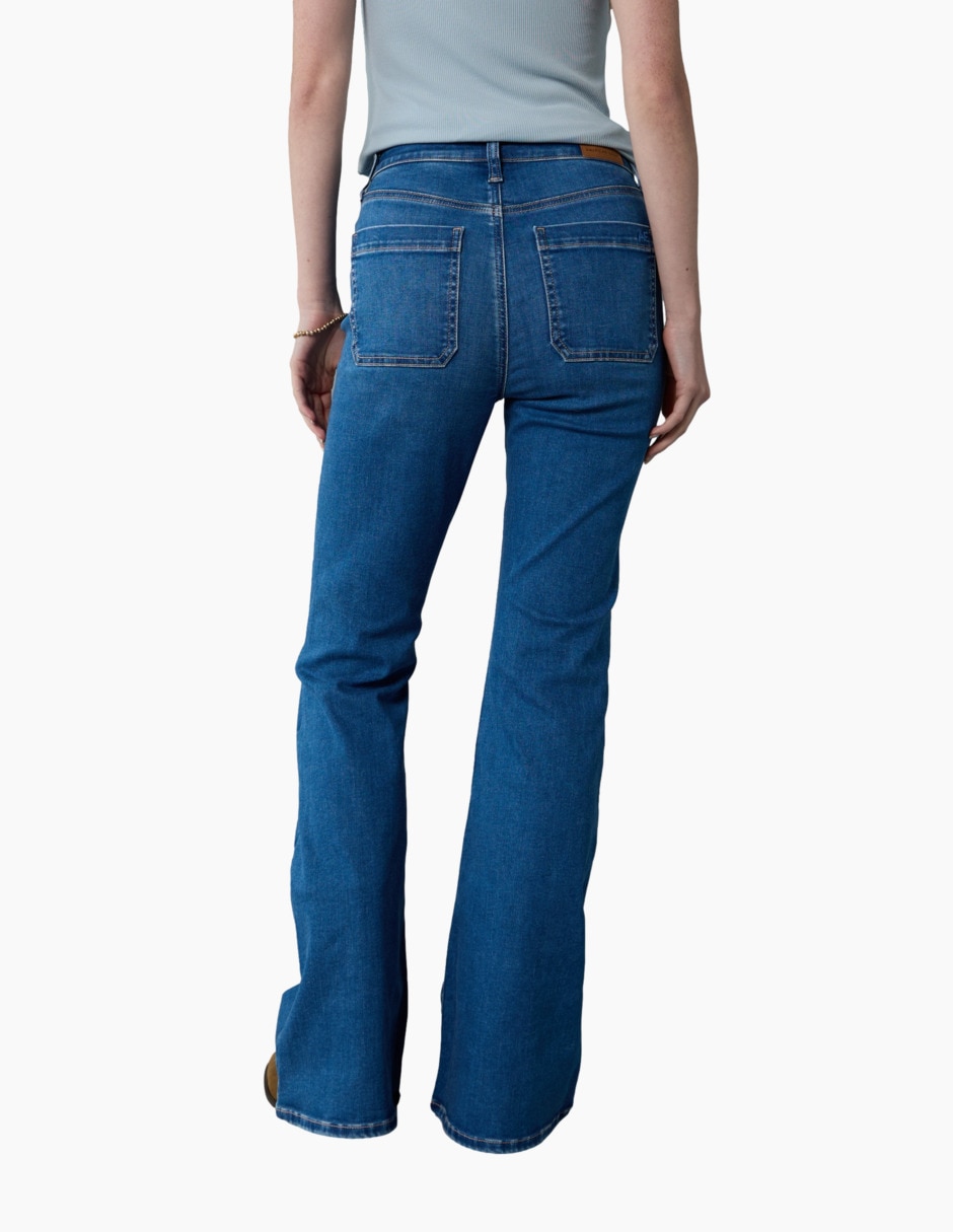 Jeans flare Super Hi-Rise para mujer 4