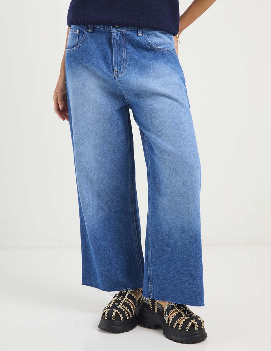 Jeans wide leg para mujer 2