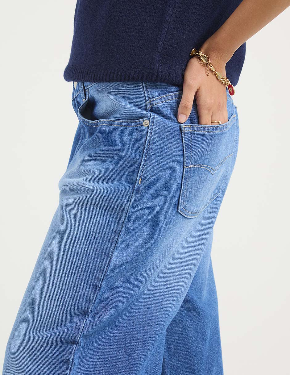 Jeans wide leg para mujer 4