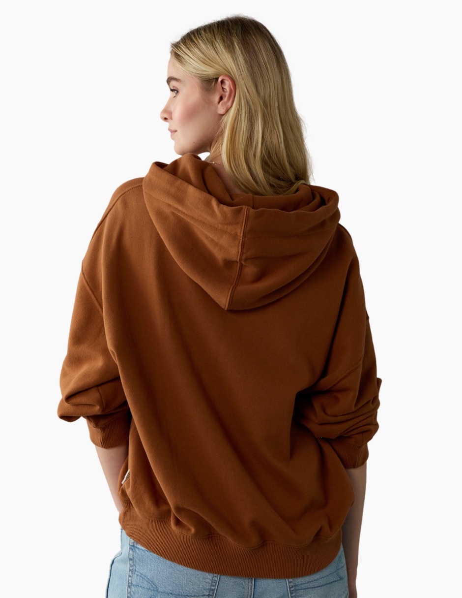Sudadera con capucha y bolsa para mujer 4