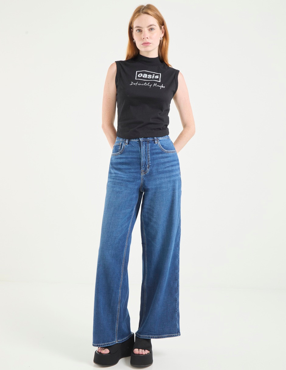 Jeans wide leg para mujer 3