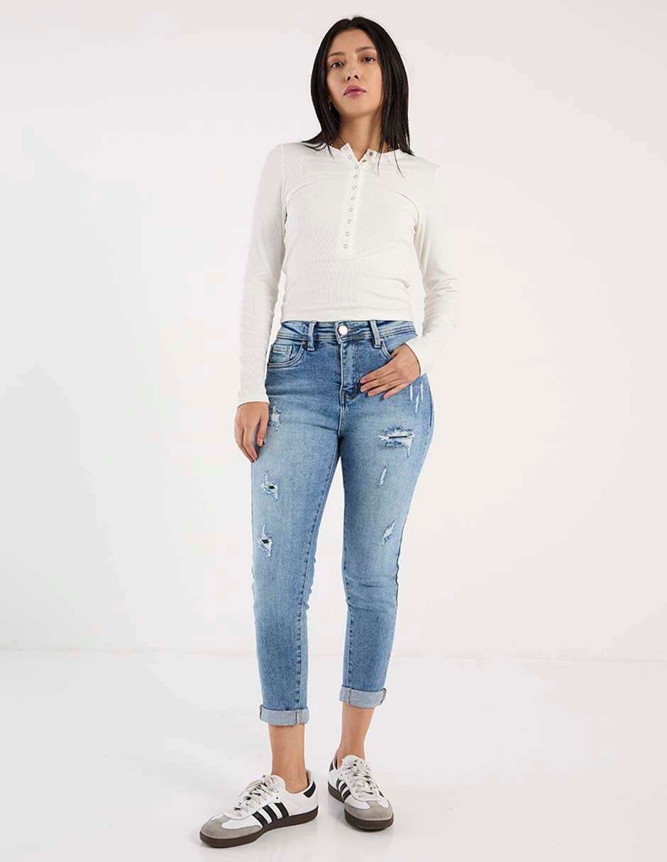 Jeans skinny para mujer 3