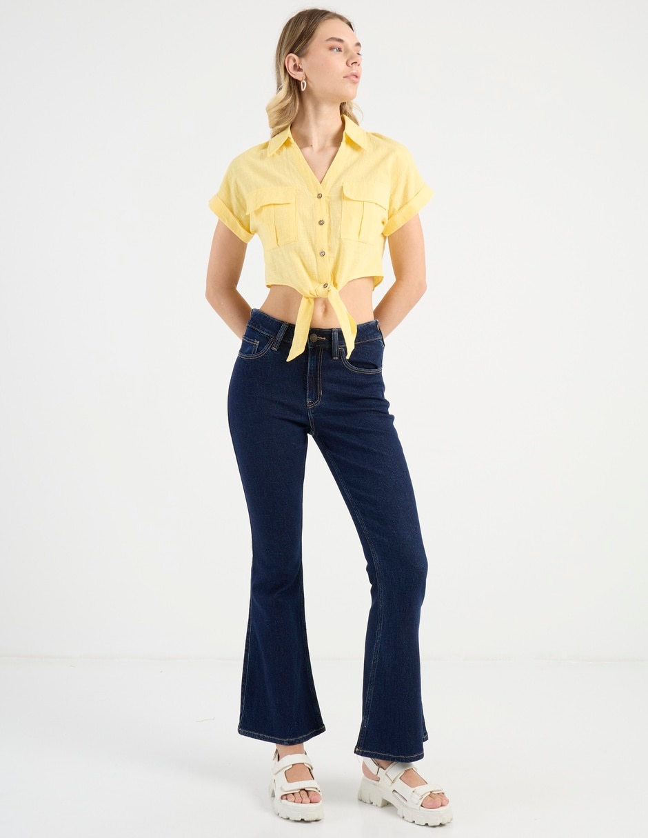 Blusa manga corta para mujer 3