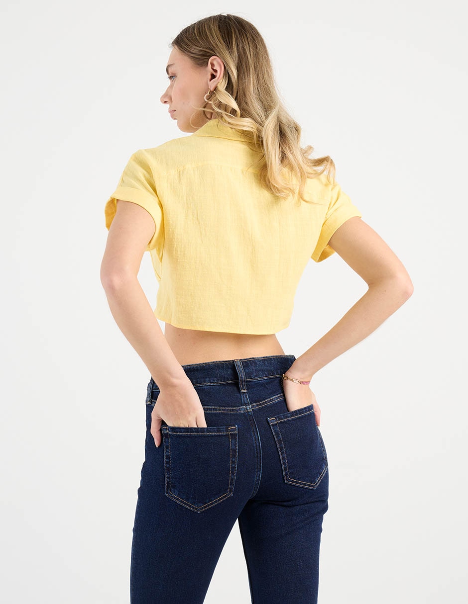 Blusa manga corta para mujer 6