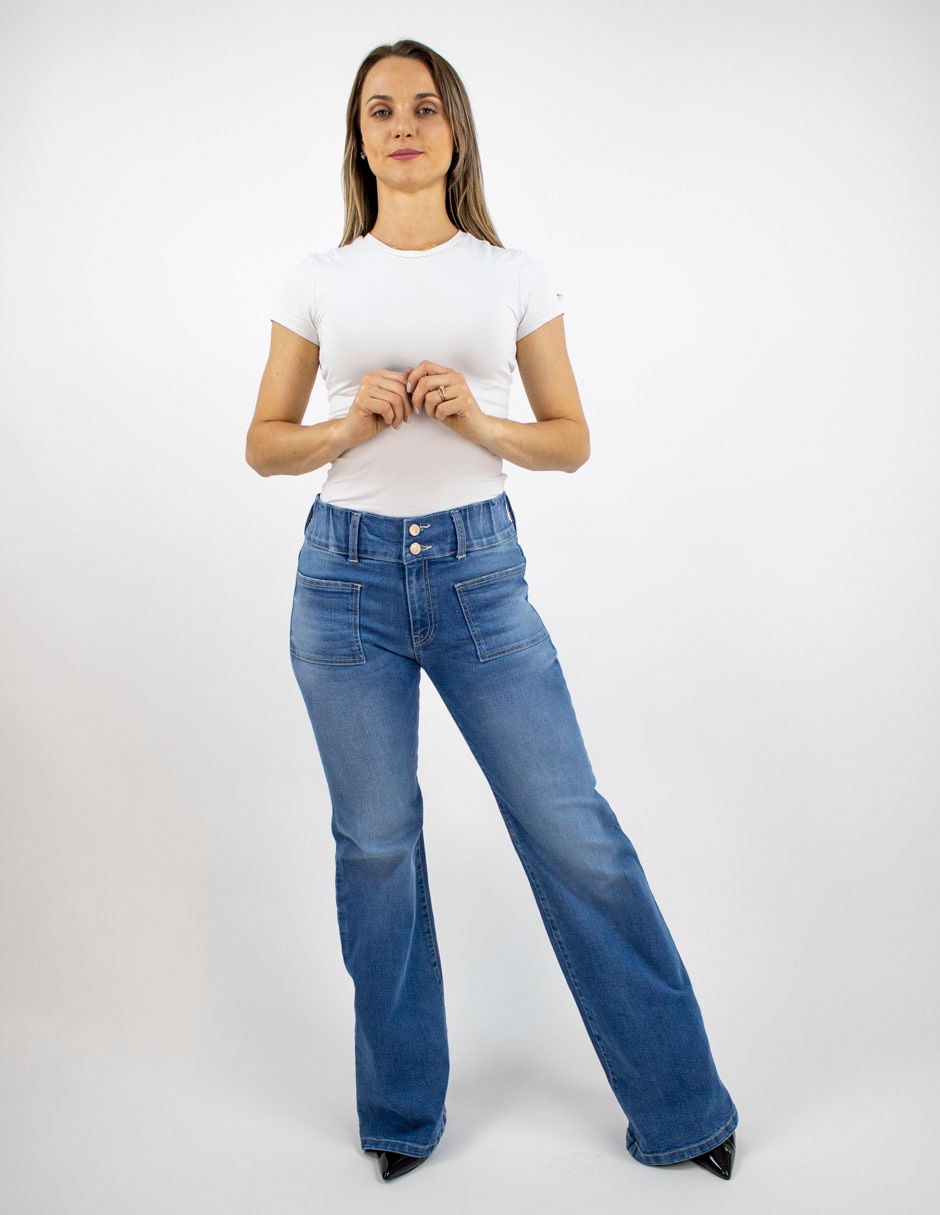 Jeans wide leg para mujer 3