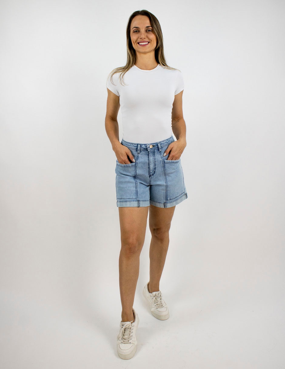 Short de mezclilla para mujer 3