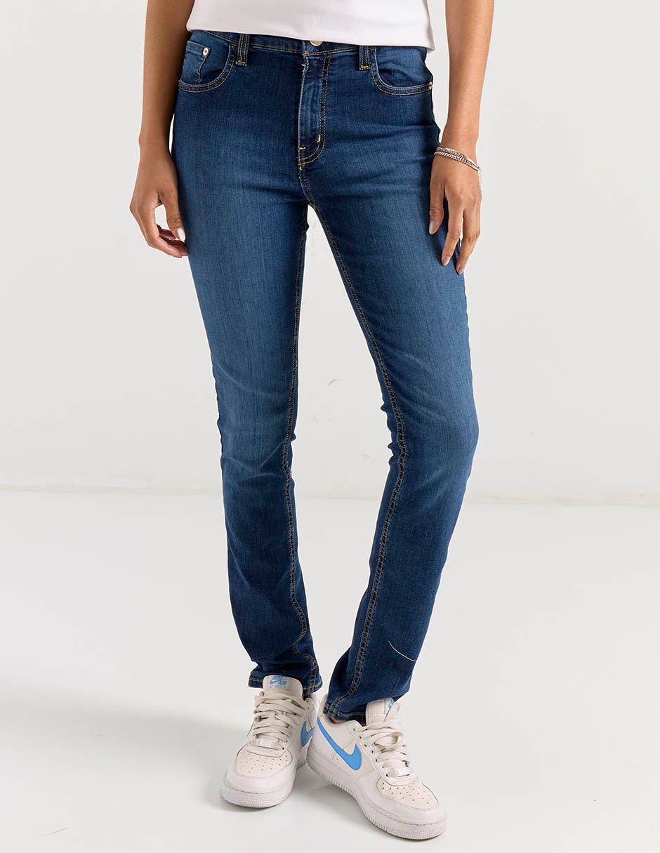 Jeans slim cintura alta para mujer Jeans slim cintura alta para mujer