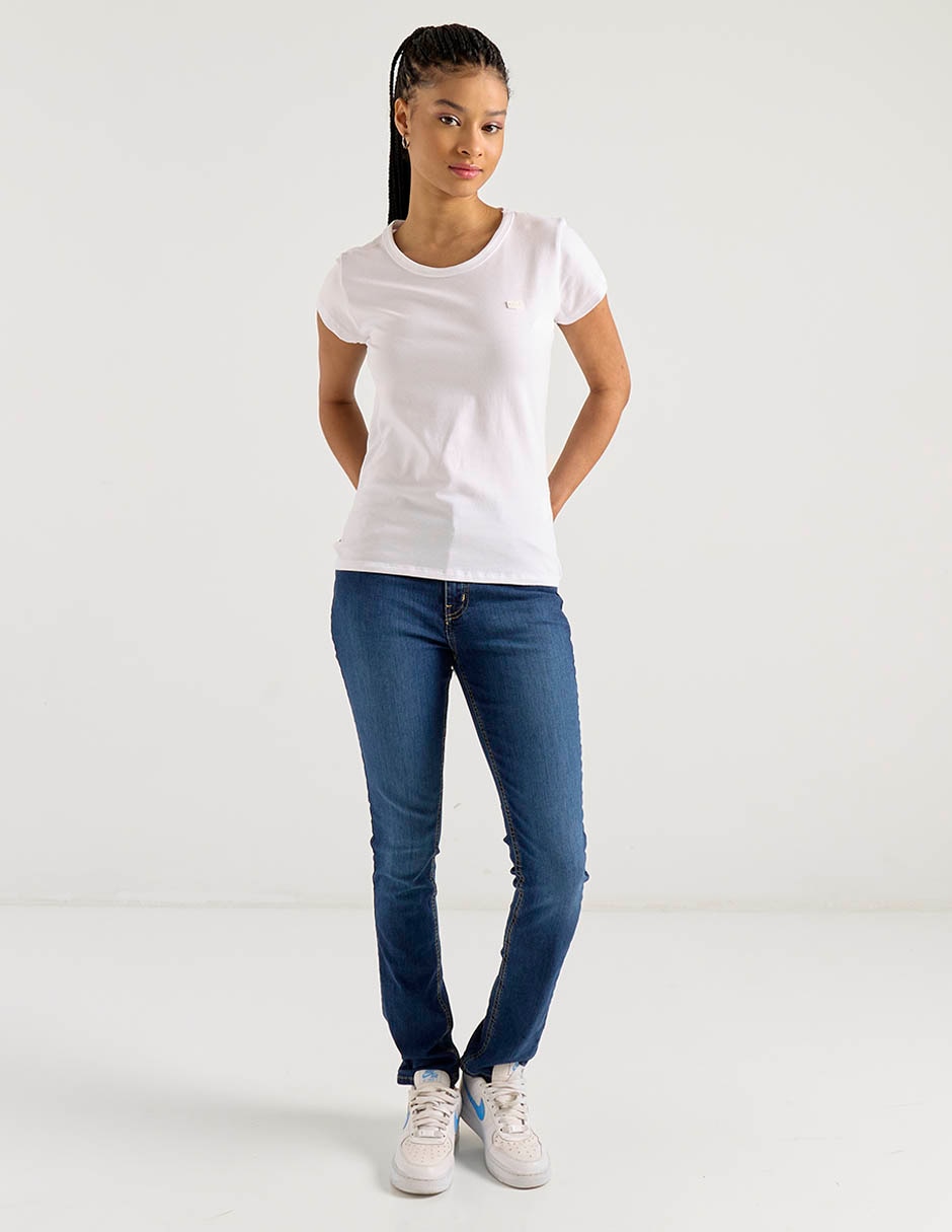 Jeans slim cintura alta para mujer 3