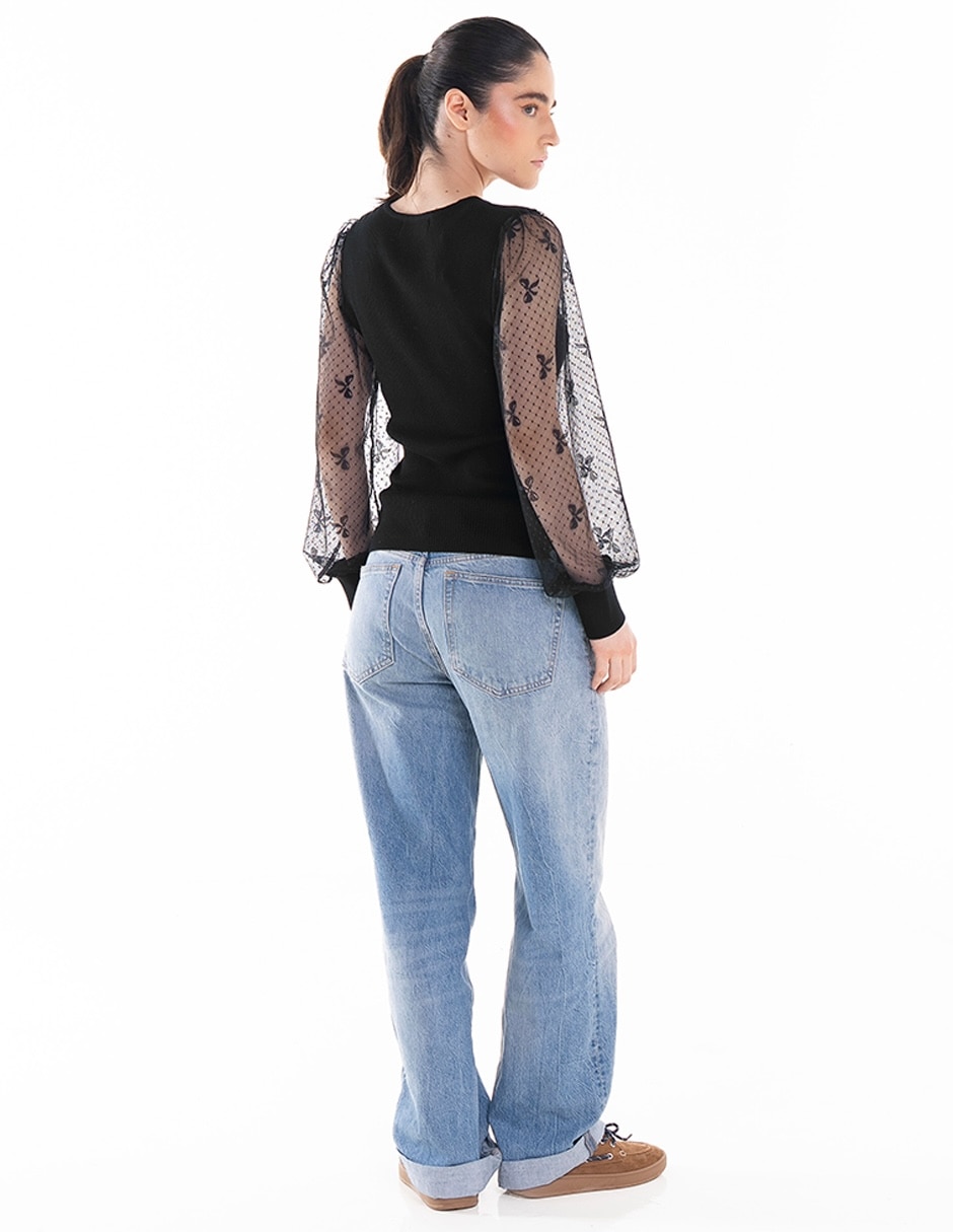 Blusa manga larga para mujer 3