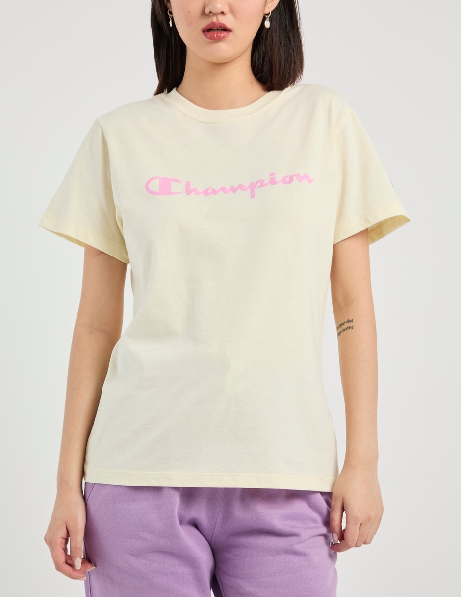 Playera manga corta cuello redondo para mujer 5