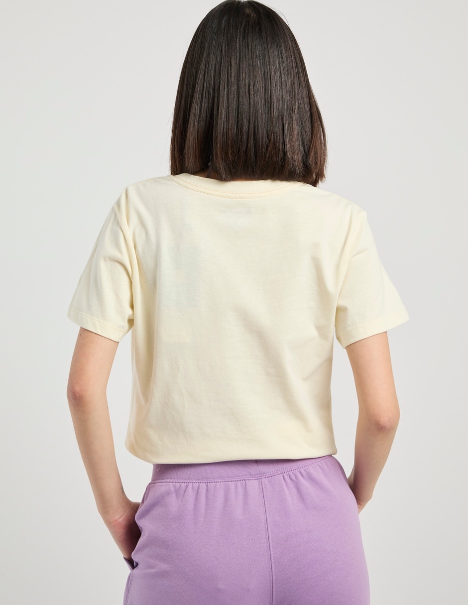 Playera manga corta cuello redondo para mujer 6