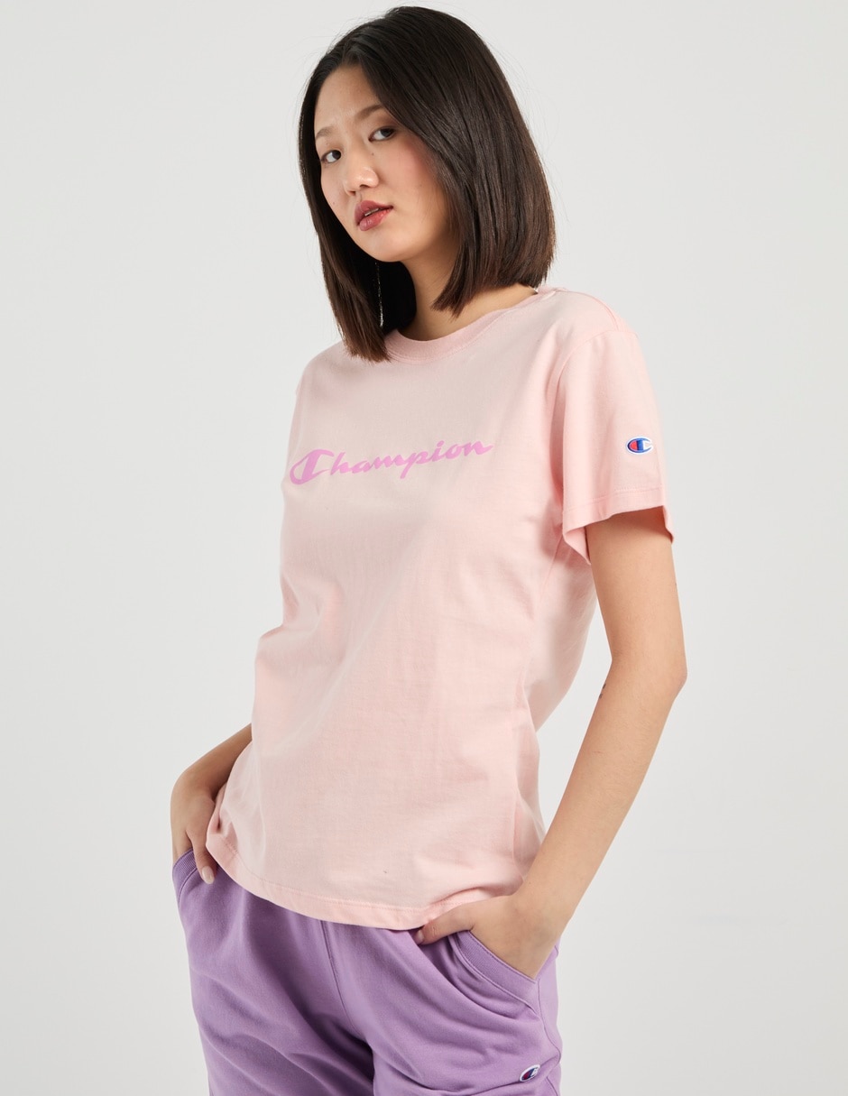Playera manga corta cuello redondo para mujer Playera manga corta cuello redondo para mujer