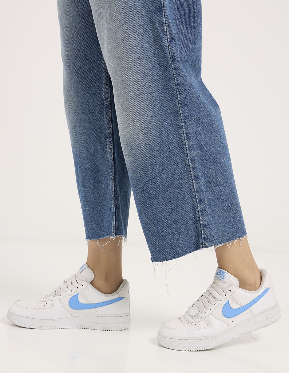 Jeans acampanado wide leg para mujer 5