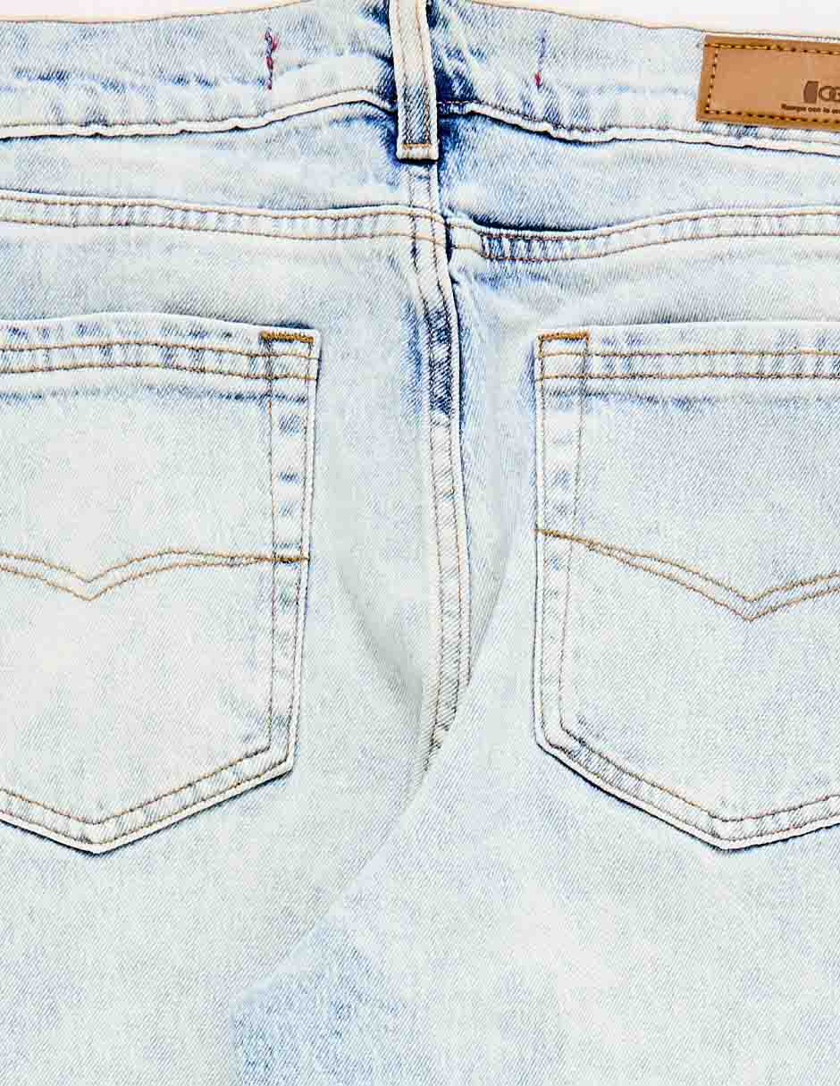 Jeans slim cintura media para mujer 4