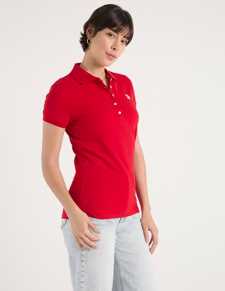 PLAYERA USLPL-203SB US POLO, G, ROJO