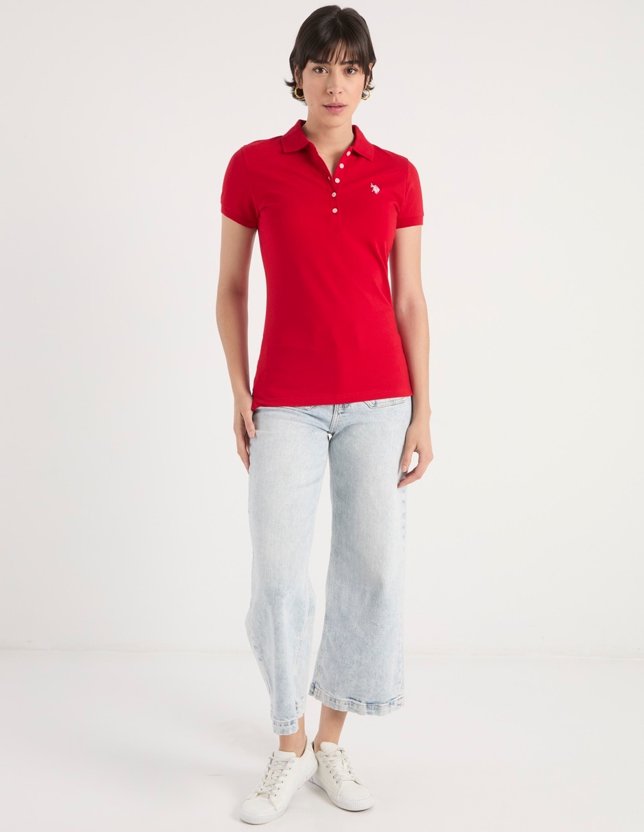 PLAYERA USLPL-203SB US POLO, G, ROJO
