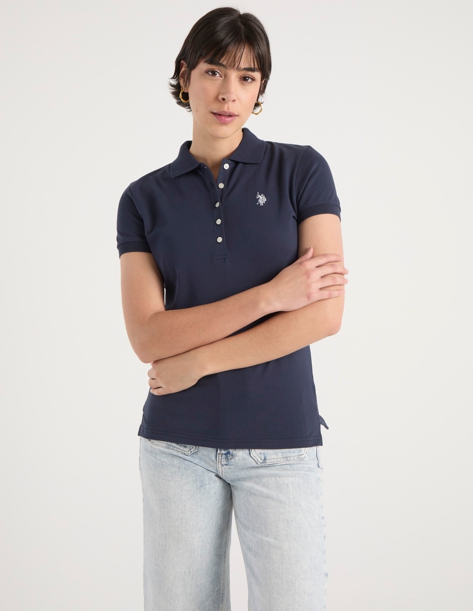 Playera tipo polo para mujer 2
