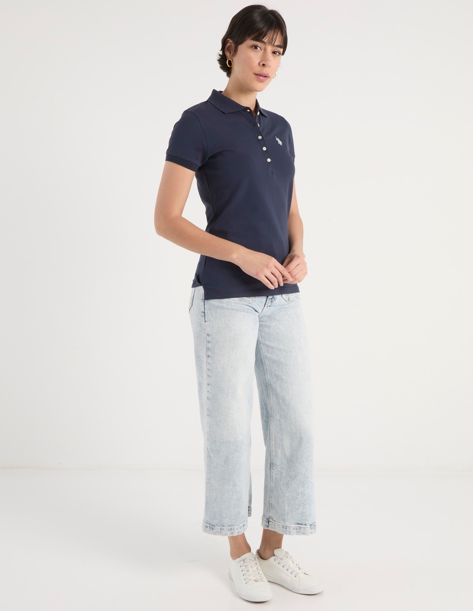 Playera tipo polo para mujer 3