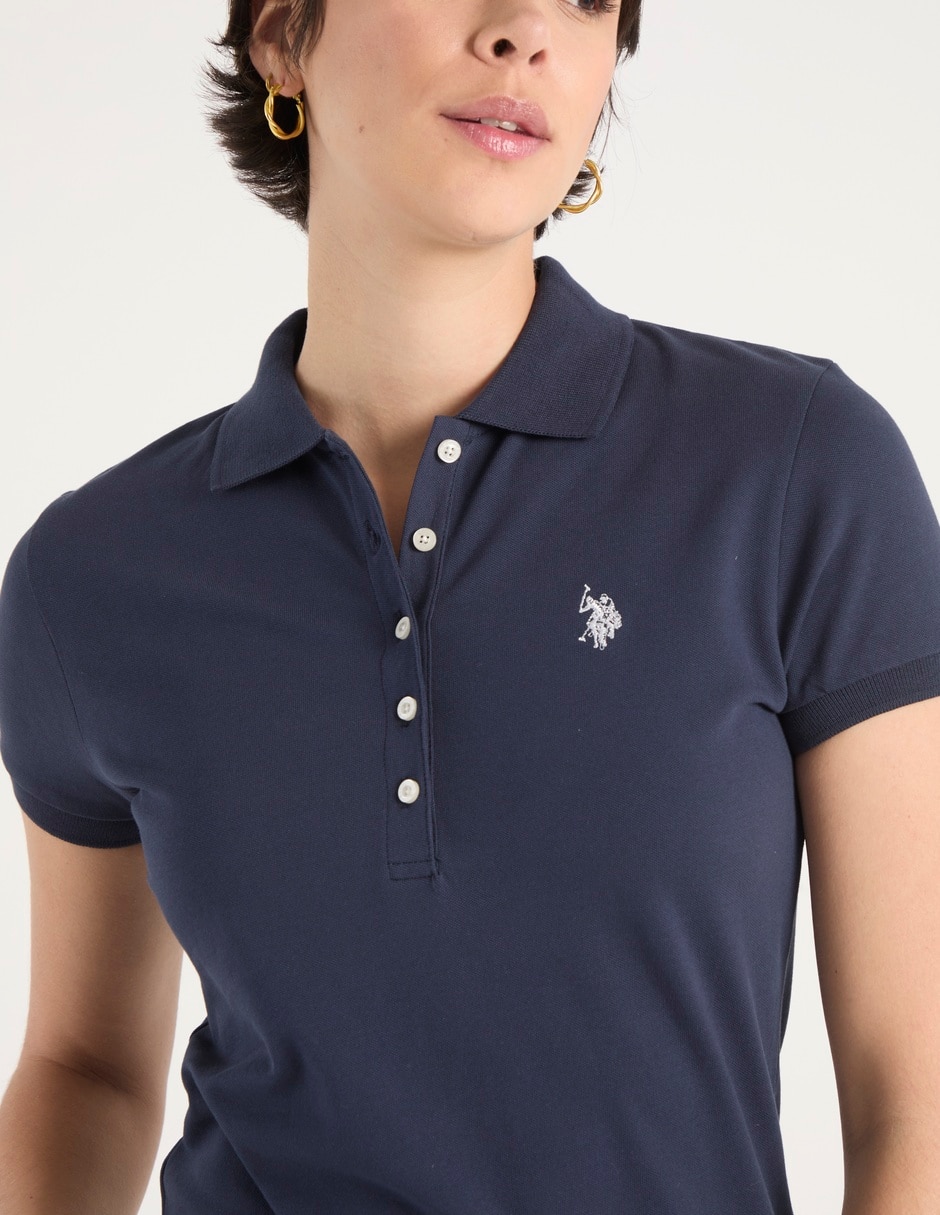Playera tipo polo para mujer 4