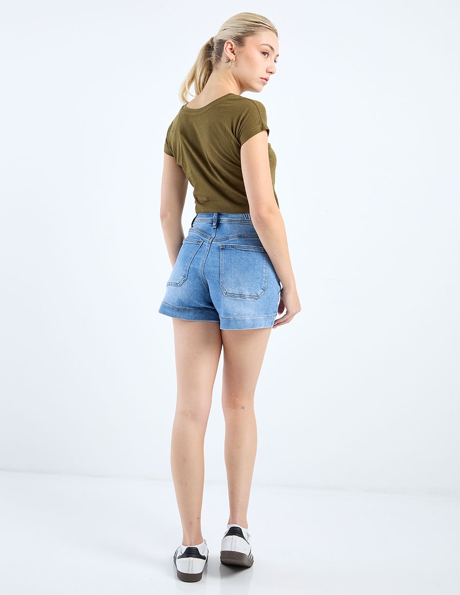 Short de mezclilla para mujer 6