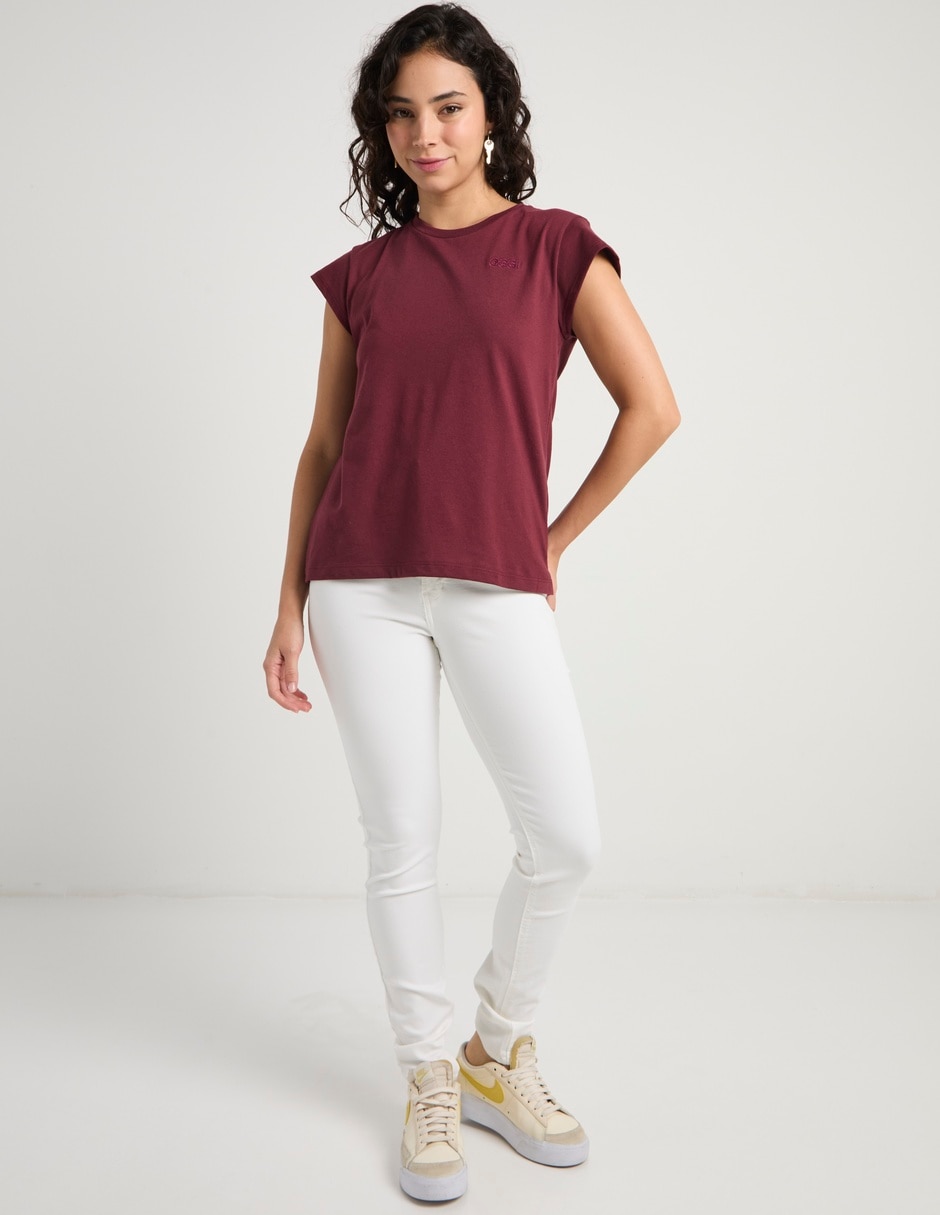 Jeans super skinny cintura para mujer 3
