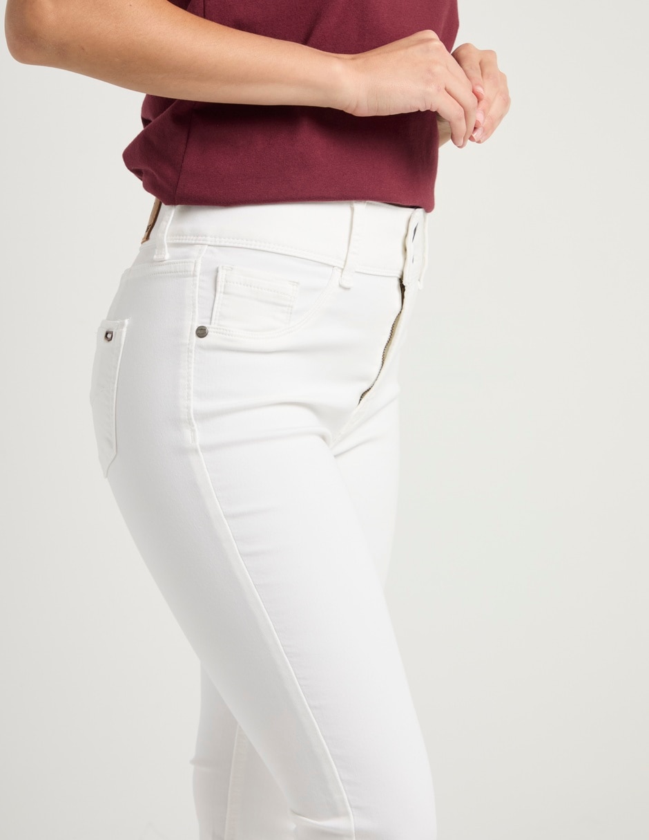 Jeans super skinny cintura para mujer 5