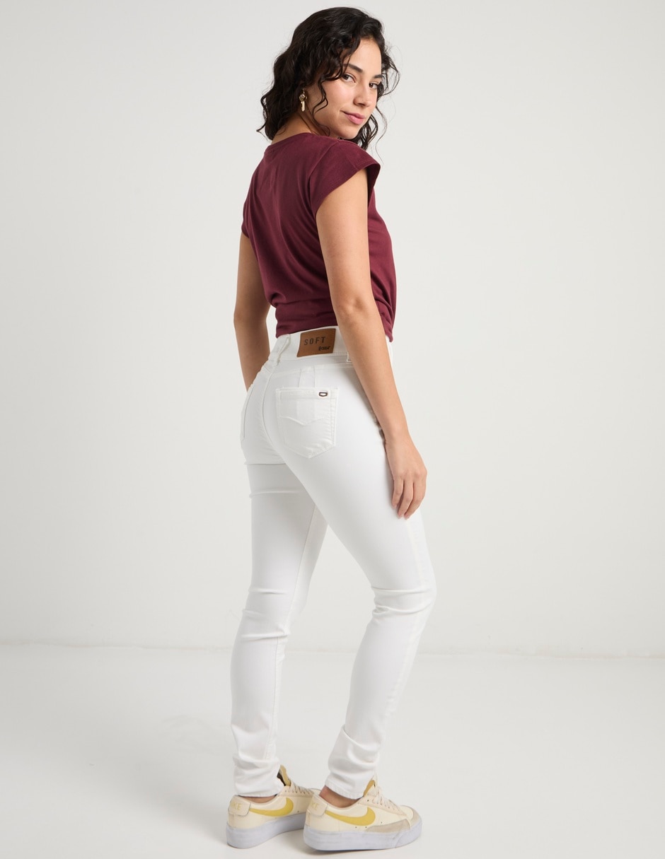 Jeans super skinny cintura para mujer 6
